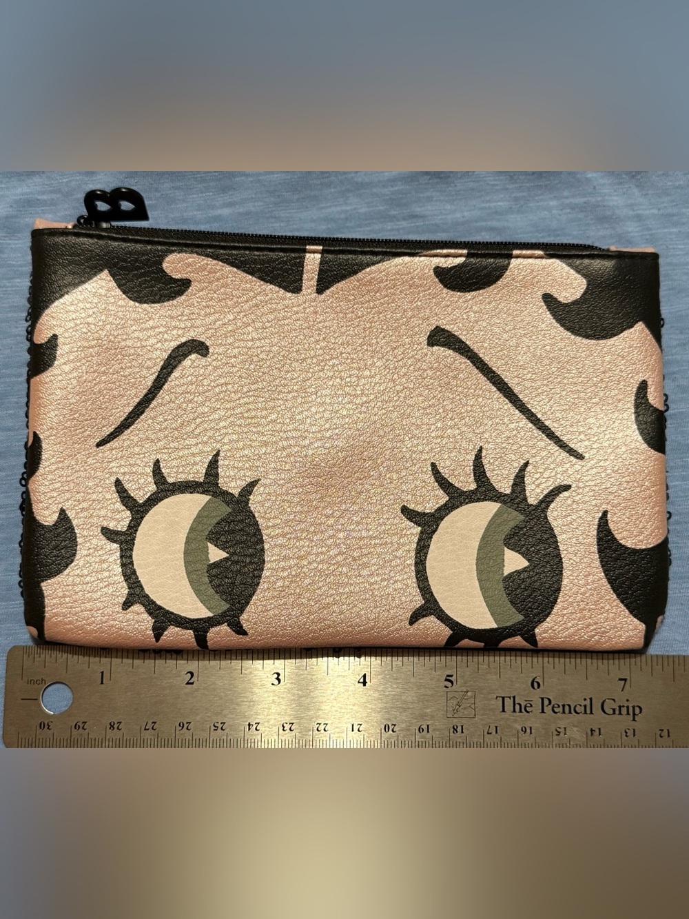 Betty Boop Pink Cosmetic Pouch with Playful Eye Design - Ipsy